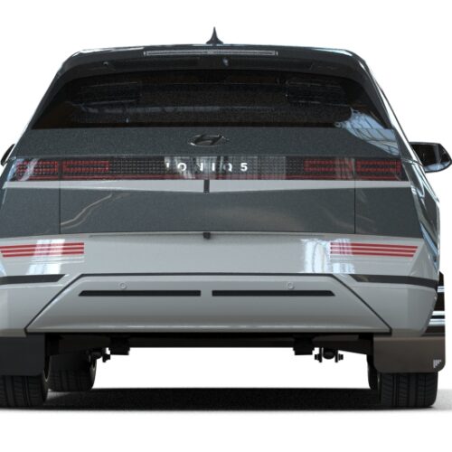 Rally Armor 25-26 Hyundai Ioniq 5 PE Black UR Mud Flap w/Silver Battery Logo - Image 2