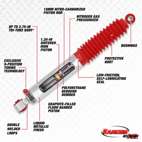 Alternative view of Rancho RS999263 99-06 Chevrolet Pickup / Silverado 1500 1/2 Ton Front RS9000XL Shock
