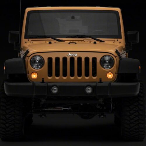 Raxiom for 2007-2018 Jeep Wrangler JK Axial Series Replacement Turn Signal Lamps- Amber - Image 7