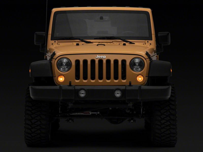 Raxiom for 2007-2018 Jeep Wrangler JK Axial Series Replacement Turn Signal Lamps- Amber - Image 7