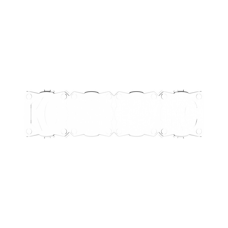KC HiLiTES FLEX ERA LED Light Bar 10in. Light Shield - Clear (SHIELD ONLY)
