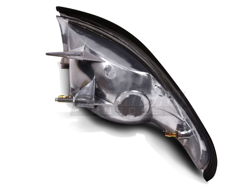 Raxiom for 1994-1998 Mustang Axial Series Cobra Style Headlights- Black Housing (Clear Lens) - Image 7