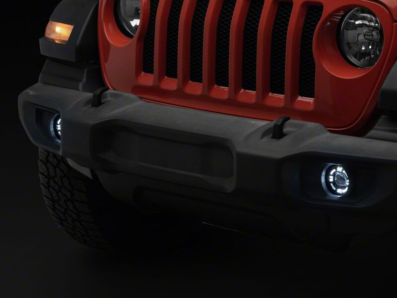Raxiom for 2018-2026 Jeep Wrangler JL V2 LED Fog Lights with Amber Turn Signal - Image 9