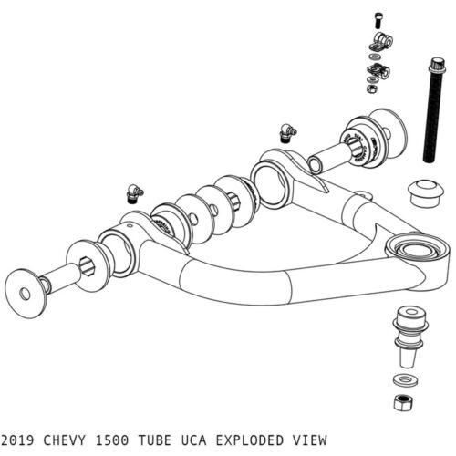 Camburg Chevy/GMC 1500 2WD/4WD 19-23 1.25in Performance Uniball Upper Arms - Image 3