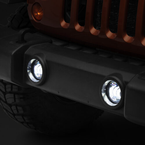 Raxiom for 2007-2022 Jeep Wrangler JK/JL Axial Series Tri-Bar LED Fog Lights- White - Image 4
