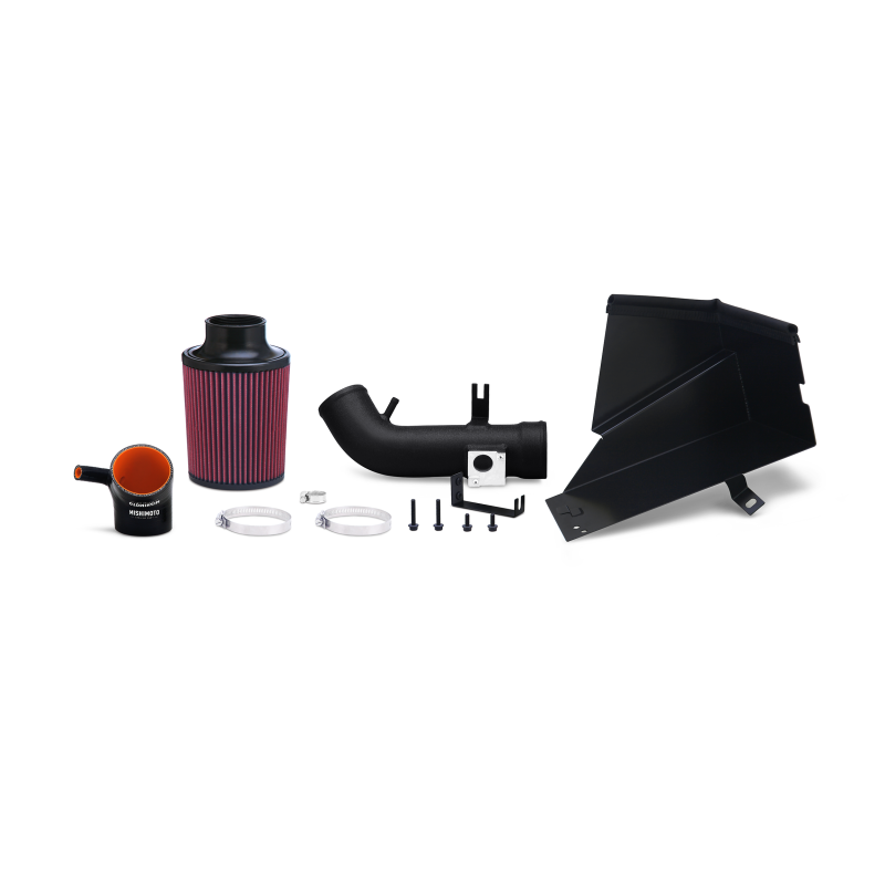 Mishimoto Performance Air Intake w/ Heat Shield - Wrinkle Black for 06-11 Honda Civic Si - Image 2