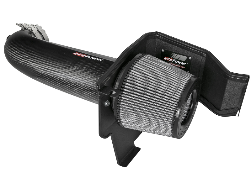 aFe Power Magnum FORCE Carbon Fiber Stage 2 Track Series Pro Dry S CAIS - 11-18 Dodge Challenger V8 - Image 3