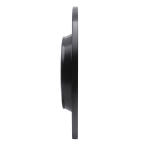 R1 Concepts for 09-25 Audi A4 Left Drilled & Slotted Black Brake Rotor - Image 3