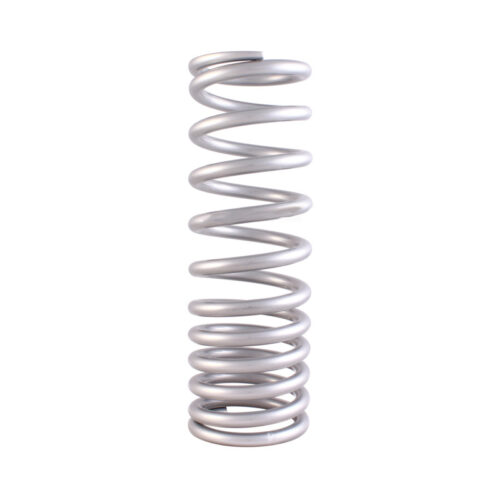 QA1 2-1/2in ID Variable Rate High Travel Spring - 10in Length x 140/250lbs/in - Silver Powder Coated - Image 2