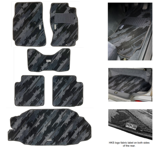 HKS 53001-AN031 FLOOR MATS BCNR33 FULL SET OCT RHD