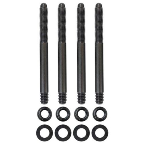 Moroso 5/16in-24 x 3.5in Long 12-Point Nuts Carburetor Stud Kit