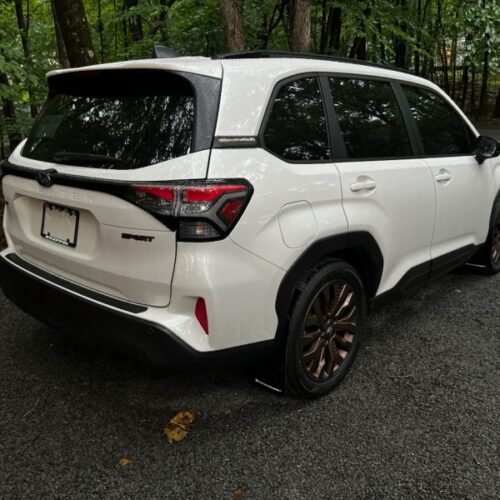 Rally Armor 25-26 Subaru Forester & Hybrid Black UR Mud Flap w/Red Logo - Image 5