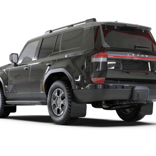 Alternative view of Rally Armor 24-26 Lexus GX 550 Luxury Black UR Mud Flap - Metallic Black Logo