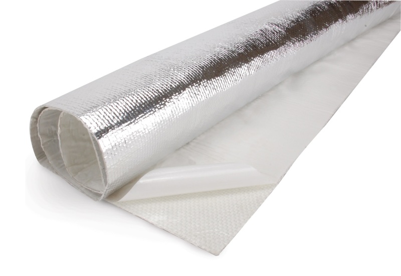 DEI Heat Screen 36in x 20in - Mylar Radiant Glass Fiber Matting w/Adhesive Backing - Image 5