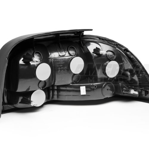 Raxiom for 1996-1998 Ford Mustang Tail Lights- Black Housing (Smoked Lens) - Image 7