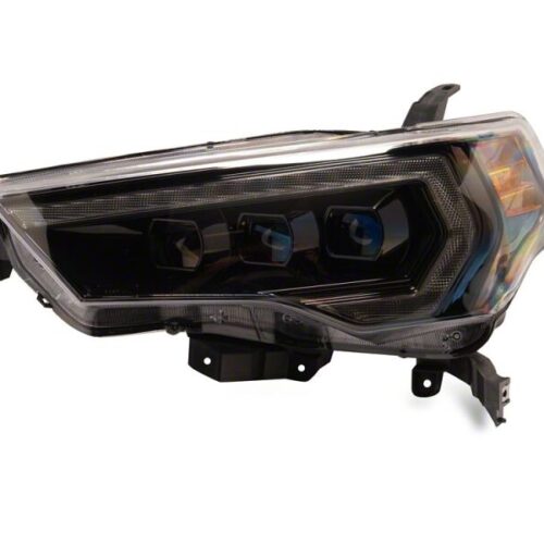Raxiom for 2014-2024 Toyota 4Runner CXR Series LED Headlights with Amber DRL- Black Housing- Clear Lens - Image 4