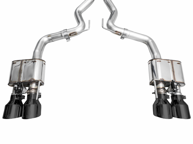 AWE Tuning SwitchPath Cat-Back Exhaust w/ Quad Diamond Black Tips for AWE 2024 Ford Mustang Dark Horse S650 RWD - Image 10