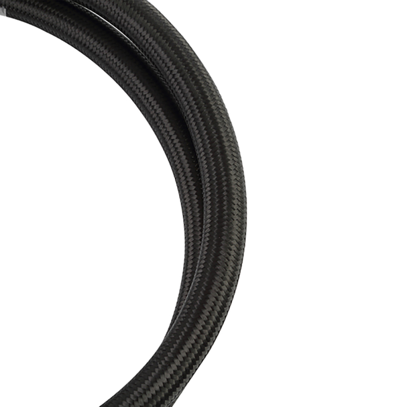 Mishimoto 3Ft Stainless Steel Braided Hose w/ -6AN Fittings - Black - Image 2