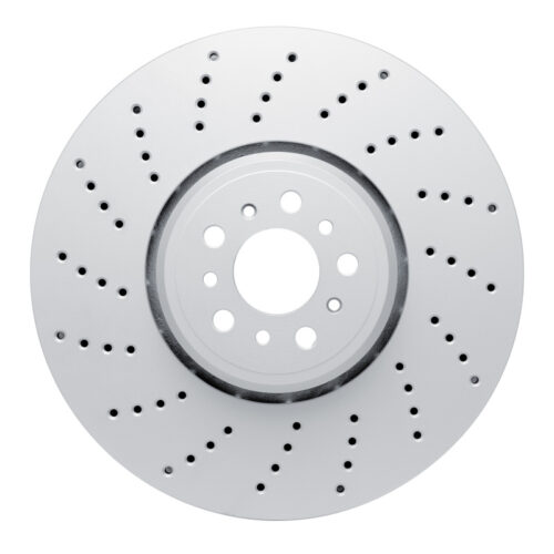 DFC 20-25 BMW X6 Left Front Drilled GeoSPEC Coated Rotor