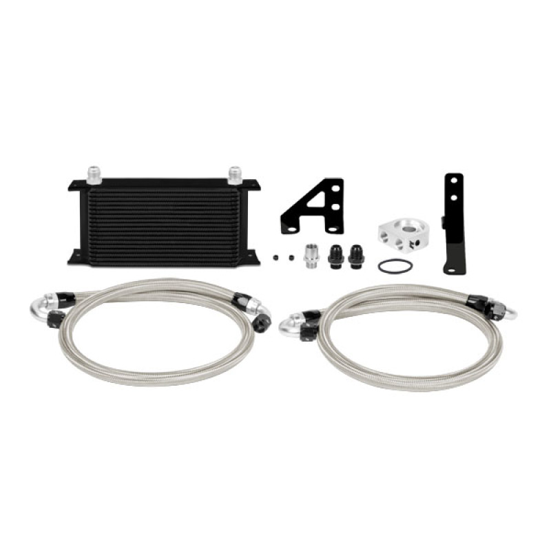 Mishimoto Oil Cooler Kit - Black for 15 Subaru STI Thermostatic - Image 2