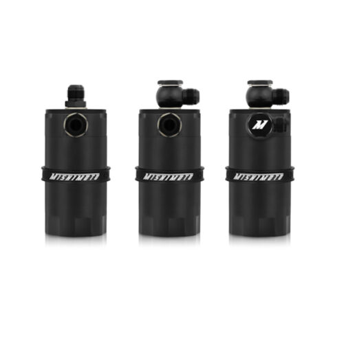 Mishimoto Universal Baffled Oil Catch Can - Black - Image 6