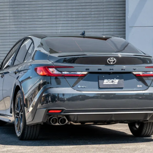 Alternative view of Borla 2025 Toyota Camry SE/XSE AT S-type Axle-Back Exhaust - 3.5in Black Chrome Tips