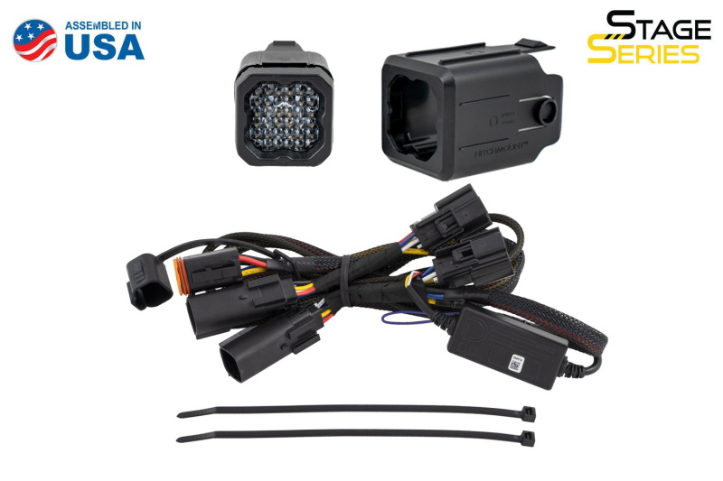 Diode Dynamics Hitch Mount LED Pod Reverse Kit for GMC Sierra 1500 2019-2023 C1R - Image 8