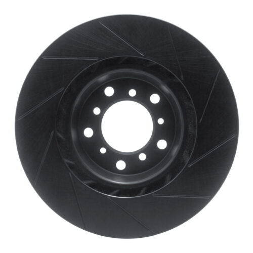 R1 Concepts for 01-06 BMW M3 Right Front Slotted Black Brake Rotor - Image 6