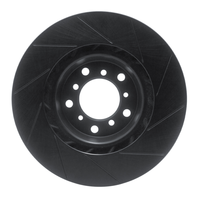 R1 Concepts for 01-06 BMW M3 Right Front Slotted Black Brake Rotor - Image 6