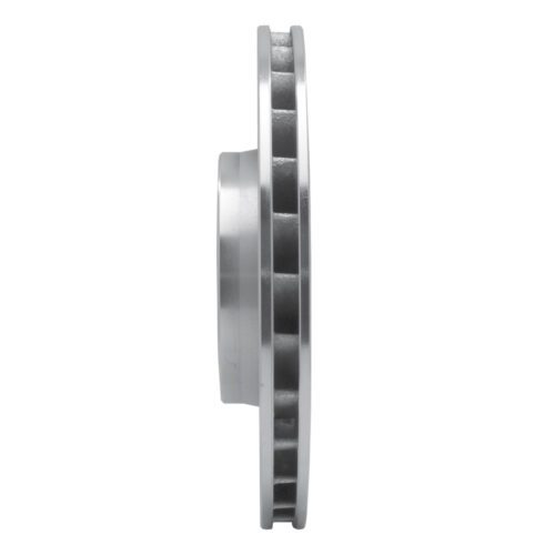 R1 Concepts for 2001-2006 BMW M3 Right Front Drilled & Slotted Silver Brake Rotor - Image 3