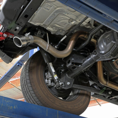 aFe Power MACH Force-Xp Axle-Back Exhaust System w/Polished Tip 18-20 Jeep Wrangler L4-2.0T / V6-3.6L - Image 7