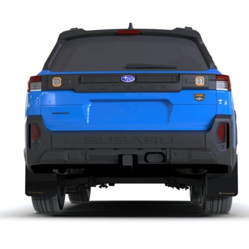 Rally Armor 2026 Subaru Outback Black UR Mud Flap w/Orange Logo - Image 3