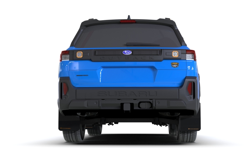 Rally Armor 2026 Subaru Outback Black UR Mud Flap w/Orange Logo - Image 3