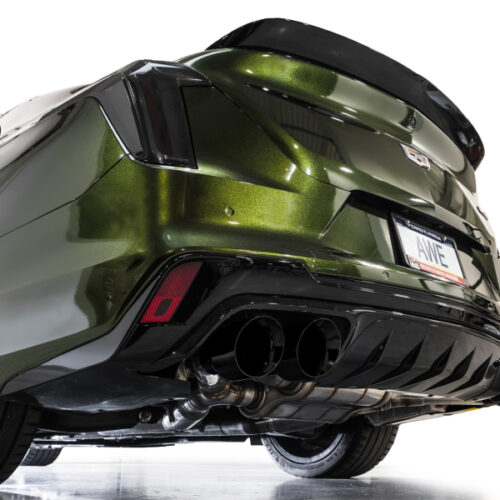 AWE Tuning SwitchPath Exhaust - Diamond Black Tips for 2021+ Cadillac CT4-V Blackwing - Image 7