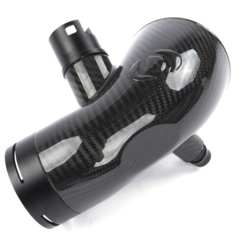 Alternative view of Dinan for 16-21 BMW M240i/340i/440i (F2X/F3X)/17-26 BMW 540i/740i/840i/X5 (G0X/G1X/G3X) Turbo Inlet Pipe