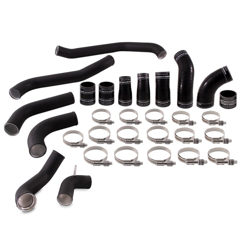 Mishimoto Intercooler Pipe Kit - Wrinkle Black for 2017+ Ford F150 3.5L EcoBoost