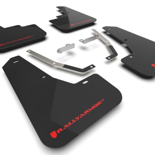 Rally Armor 24-26 Subaru Crosstrek Black UR Mud Flap Red Logo