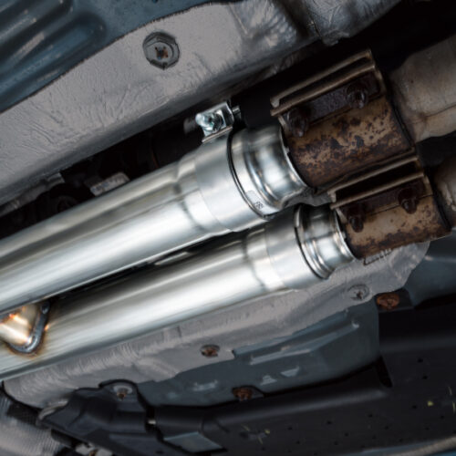 AWE Tuning SwitchPath Cat-Back Exhaust w/ Quad Chrome Silver Tips for 21-23 Ford Mustang Mach 1 - Image 7