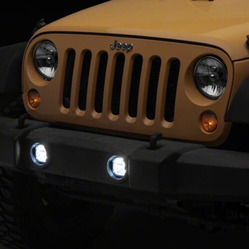 Raxiom for 2007-2018 Jeep Wrangler JK Axial Series Vision LED Fog Lights - Image 9