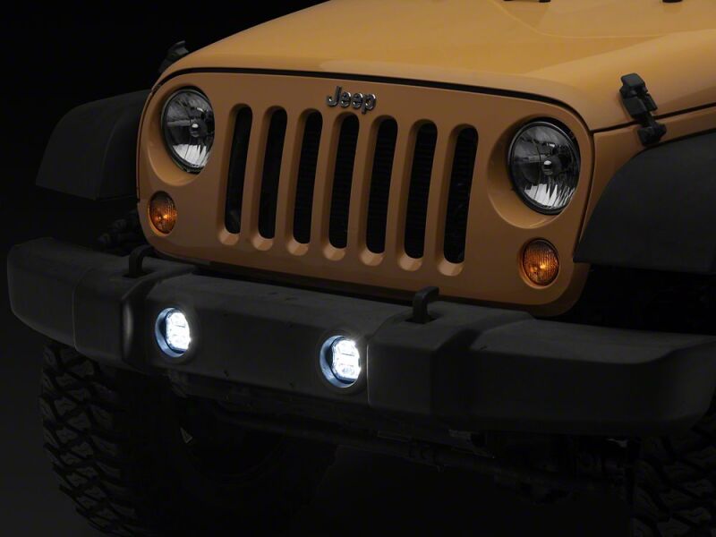 Raxiom for 2007-2018 Jeep Wrangler JK Axial Series Vision LED Fog Lights - Image 9