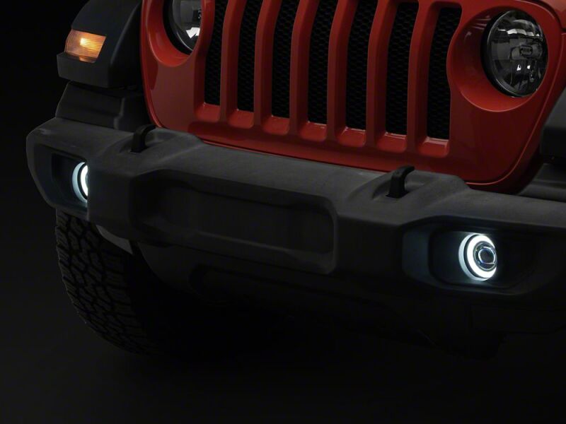 Raxiom for 2018-2026 Jeep Wrangler JL LED Fog Lights with Amber Turn Signal - Image 9