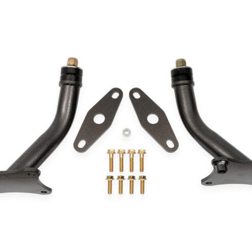 BMR 16-24 Chevrolet Camaro (6th Gen) Motor Mount Kit w/ Solid Bushings - Black Hammertone - Image 2