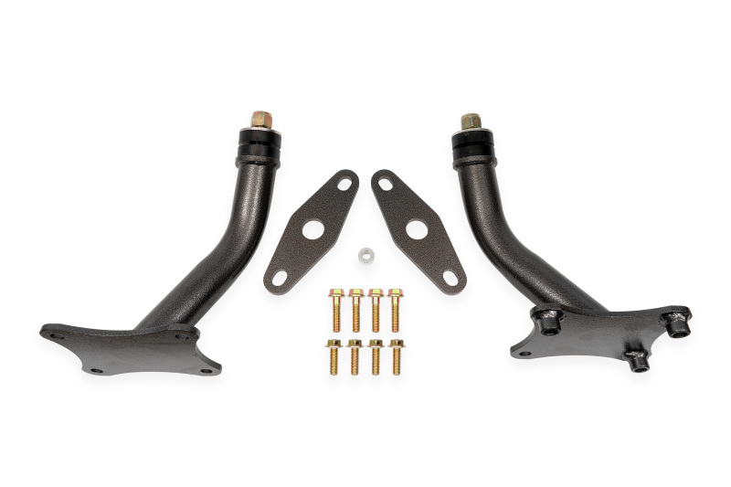 BMR 16-24 Chevrolet Camaro (6th Gen) Motor Mount Kit w/ Solid Bushings - Black Hammertone - Image 2