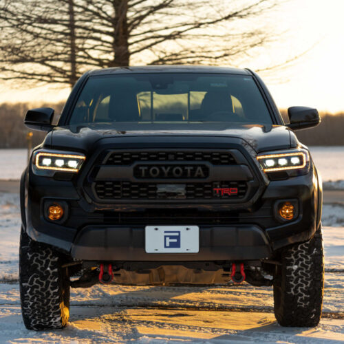 Form Lighting 2016-2023 Toyota Tacoma LED Projector Headlights with Selectable DRL Chrome (Pair) - Image 4