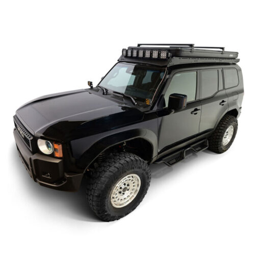 Westin 24-26 Toyota Land Cruiser Outlaw Drop Nerf Step Bars Textured Black - Image 9