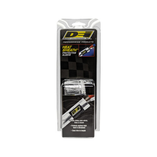 DEI Heat Sheath 1/2in I.D. x 3ft - Aluminized Sleeving - Sewn Edge - Image 6