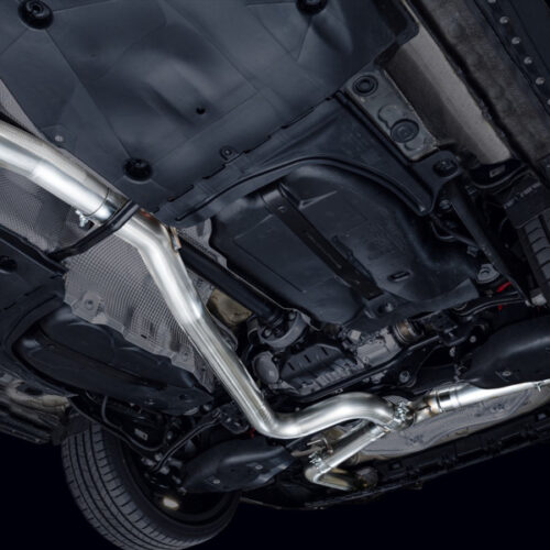 AWE Tuning Cat-Back Track Edition Exhaust System - No Tips for Audi 22-23 8Y RS3 - Image 5
