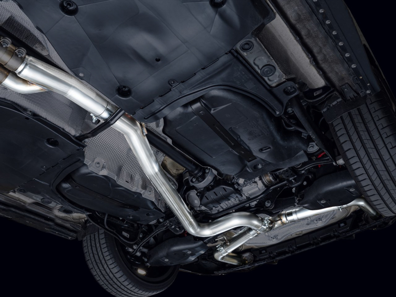 AWE Tuning Cat-Back Track Edition Exhaust System - No Tips for Audi 22-23 8Y RS3 - Image 5