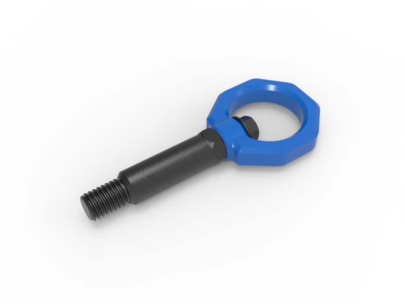 aFe Power Control Front Tow Hook Blue BMW F-Chassis 2/3/4/M - Image 3