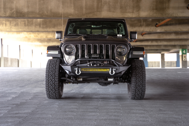 DV8 Offroad FBJL-11 07-23 Jeep Wrangler JK/JL & Gladiator JT FS-1 Series Stubby Front Bumper - Image 4